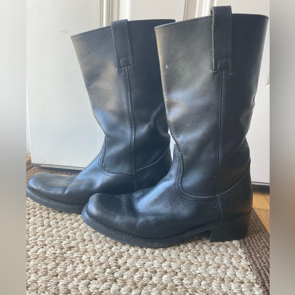 Aldo Square Toe Cowboy Boots